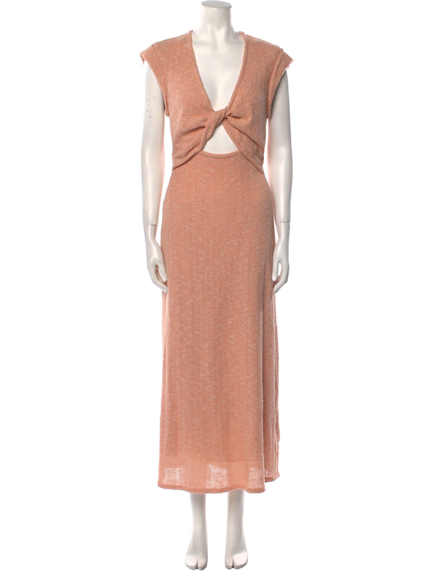 Derek Lam 10 Crosby V-Neck Long Dress
