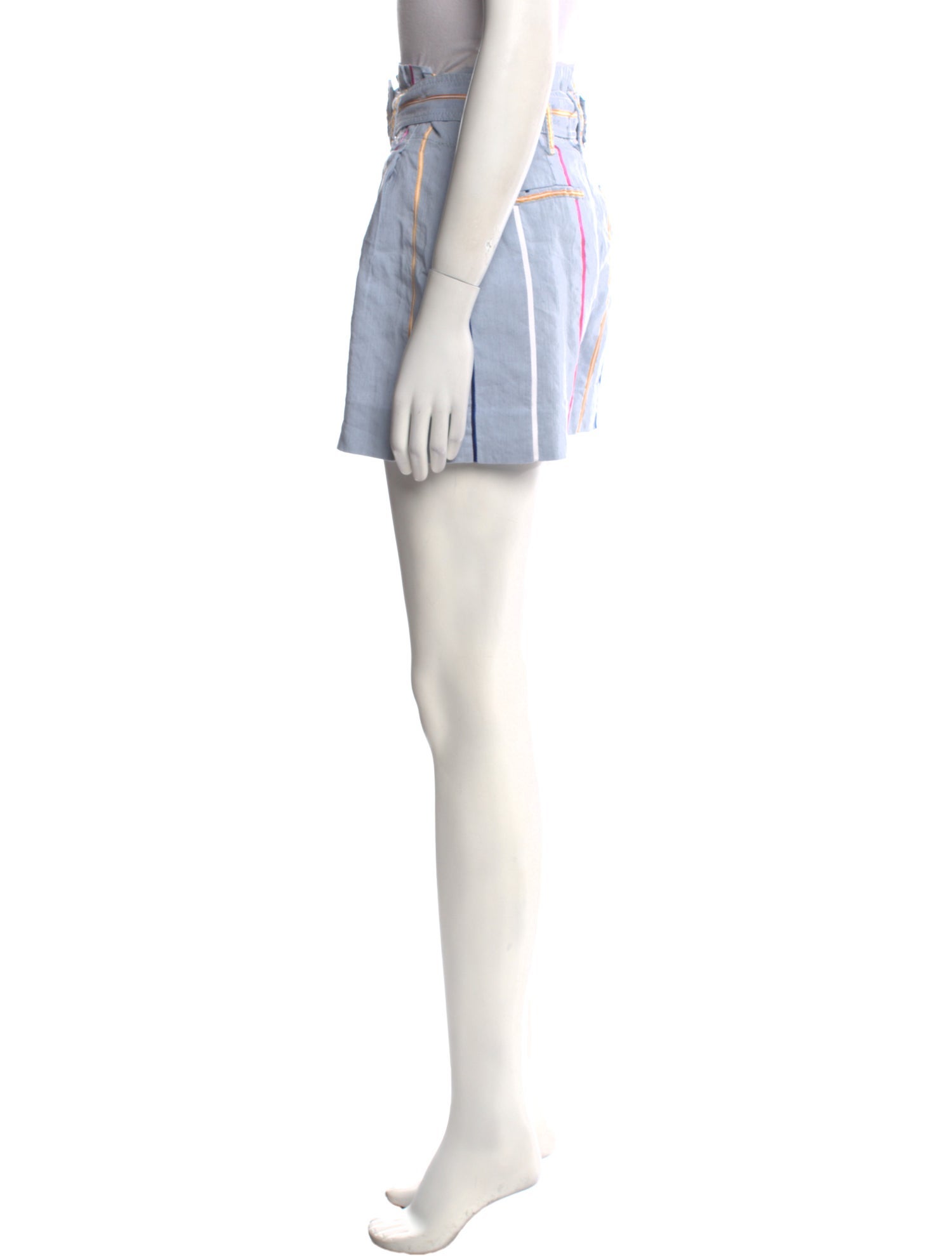 Derek Lam 10 Crosby Linen Mini Shorts