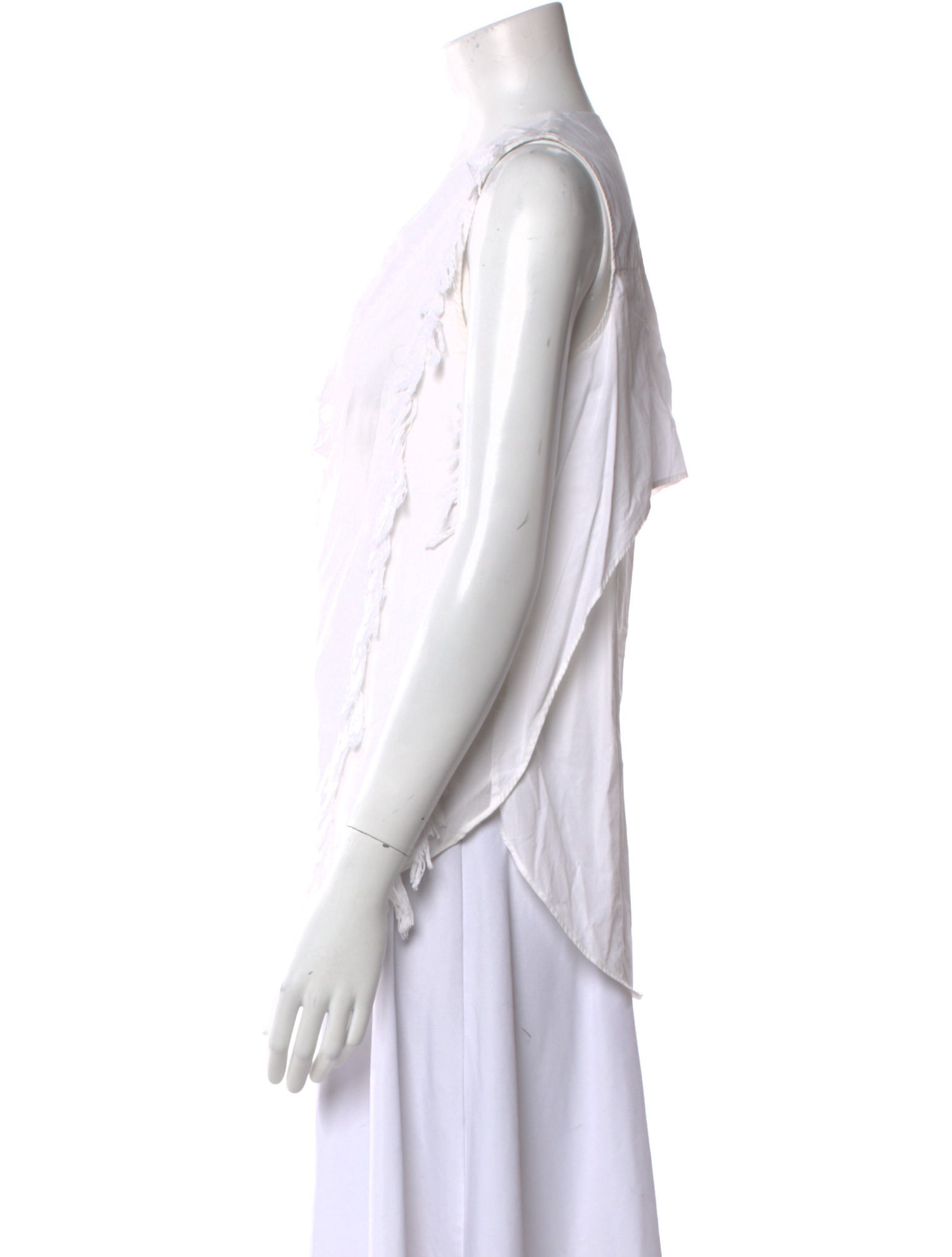 Derek Lam 10 Crosby V-Neck Sleeveless Top