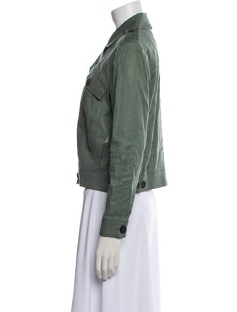 Derek Lam 10 Crosby Linen Utility Jacket