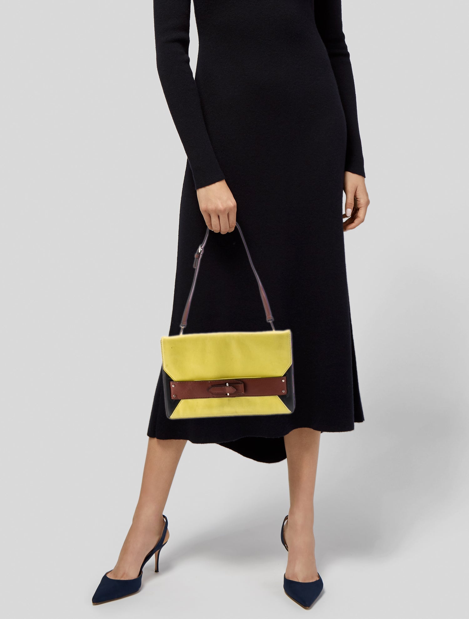 Derek Lam 10 Crosby Leather Shoulder Bag