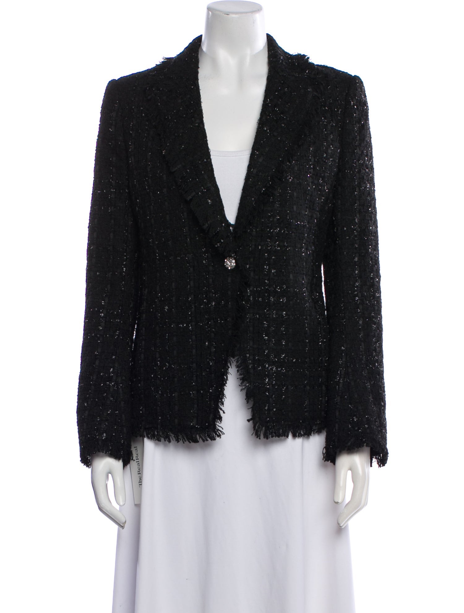 Derek Lam 10 Crosby Tweed Pattern Blazer