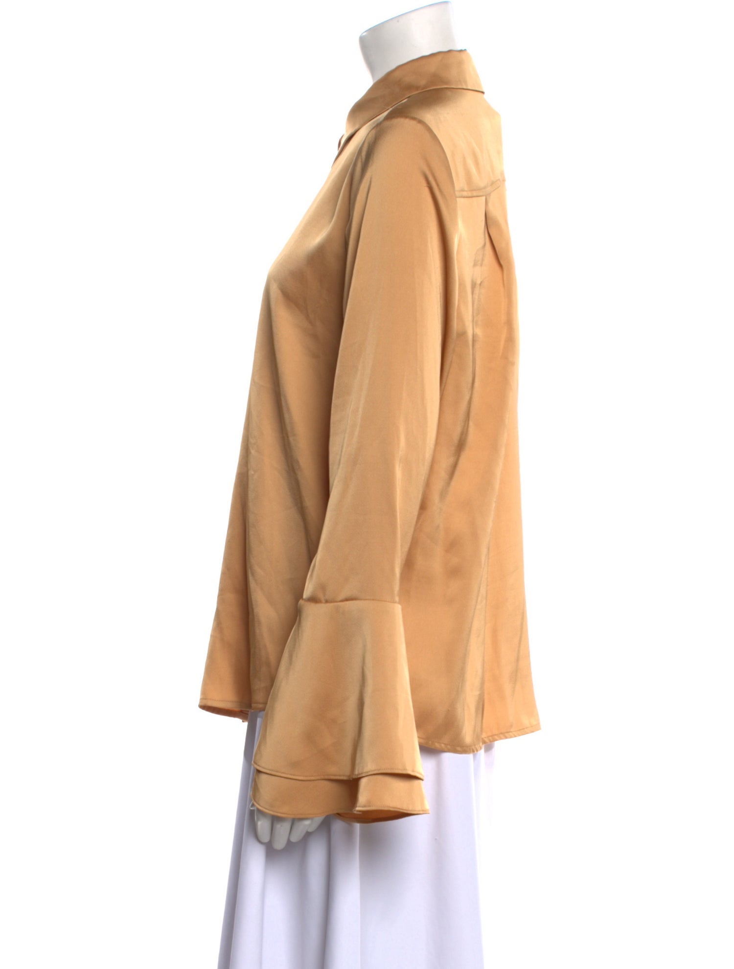 Derek Lam 10 Crosby Long Sleeve Button-Up Top