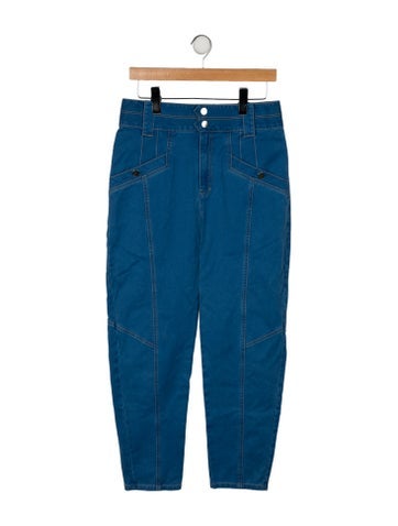 Derek Lam 10 Crosby Jeans High-Rise Straight Leg M