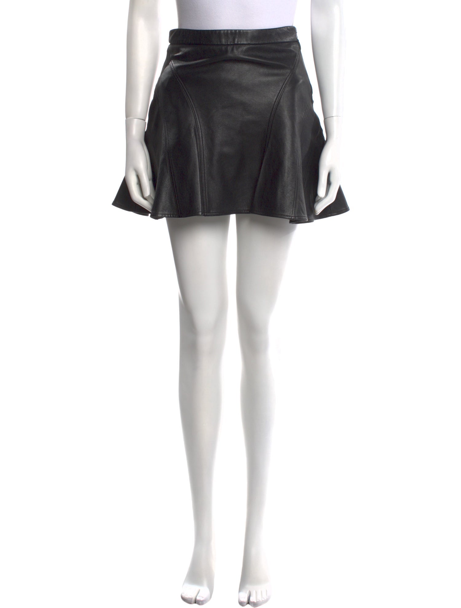 Derek Lam 10 Crosby Leather Mini Skirt
