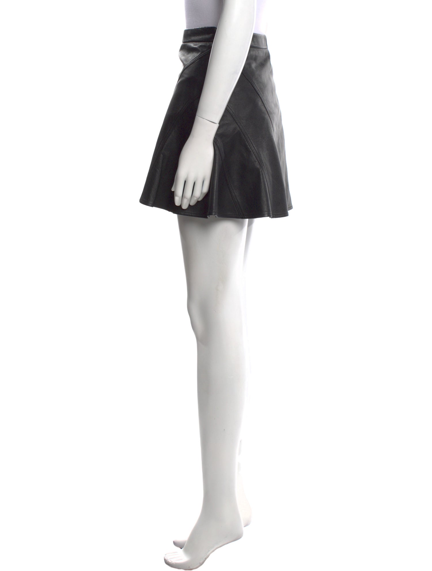 Derek Lam 10 Crosby Leather Mini Skirt