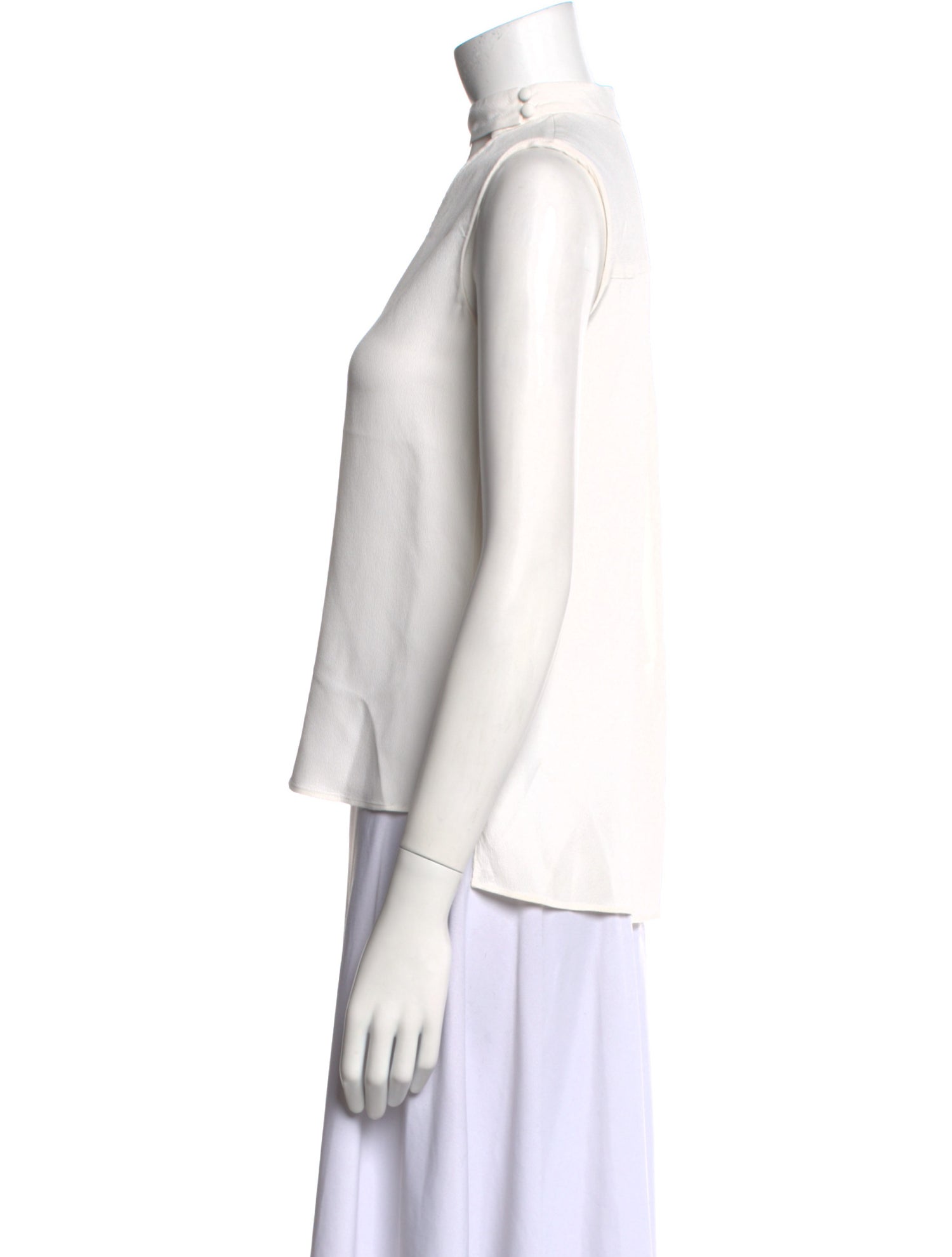 Derek Lam 10 Crosby V-Neck Sleeveless Top
