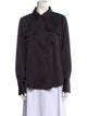 Derek Lam 10 Crosby Long Sleeve Button-Up Top