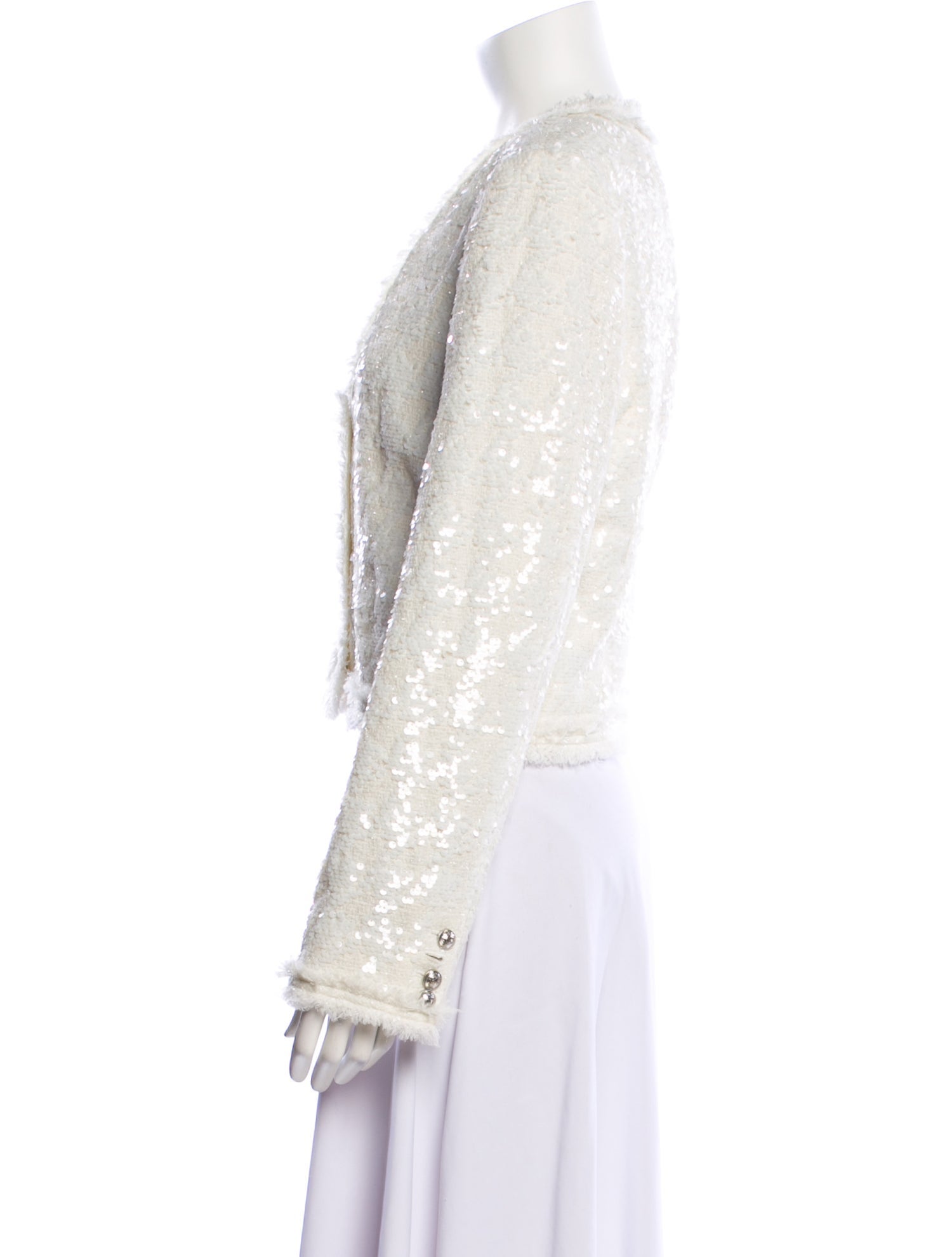 Derek Lam 10 Crosby Tweed Pattern Evening Jacket