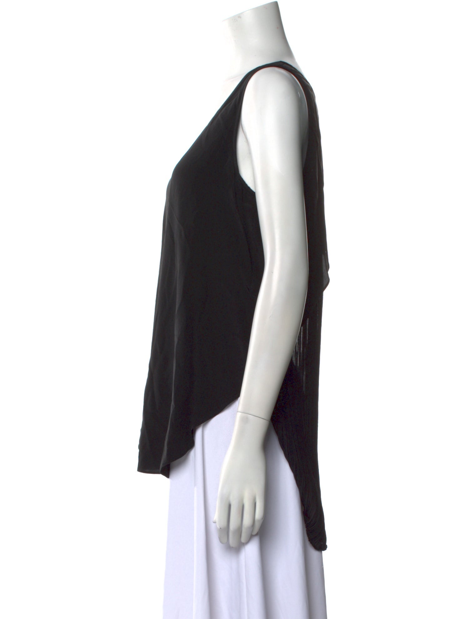 Derek Lam 10 Crosby Silk V-Neck Top