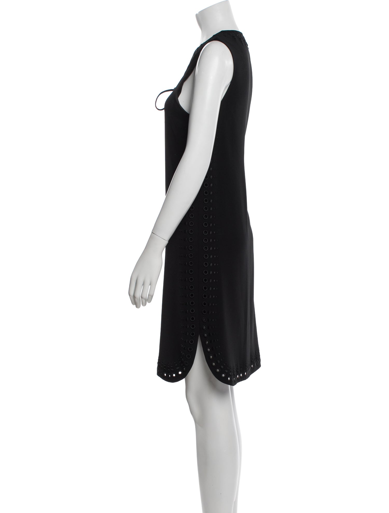 Derek Lam 10 Crosby V-Neck Knee-Length Dress