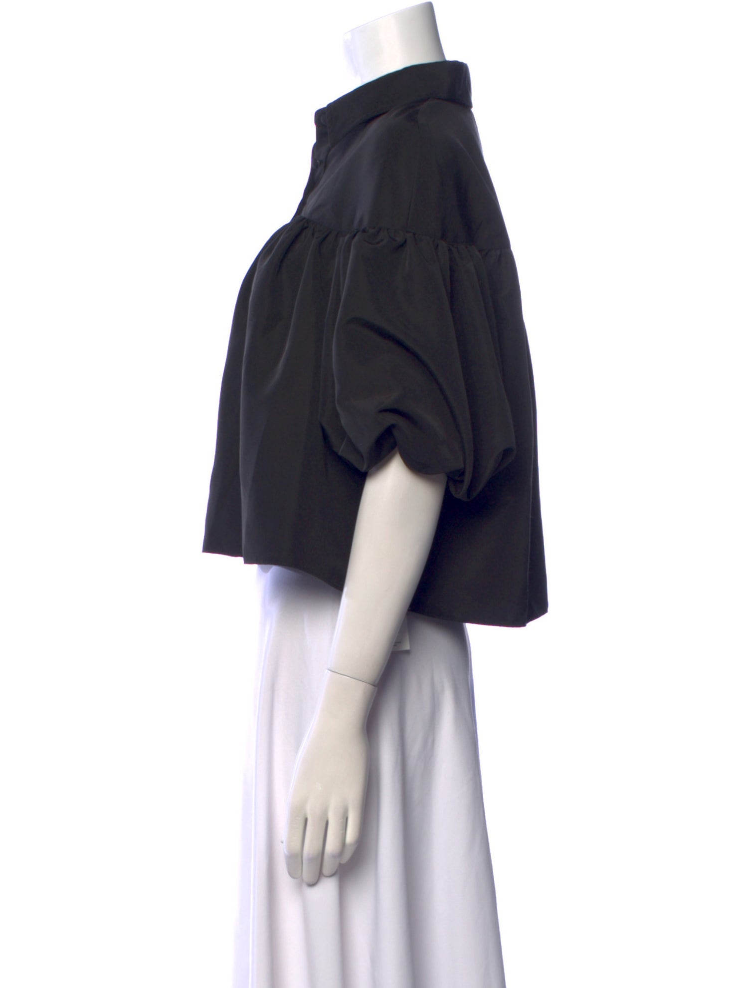 Derek Lam 10 Crosby Three-Quarter Sleeve Crop Top w/ Tags