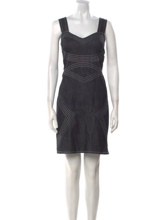 Derek Lam 10 Crosby Square Neckline Mini Dress