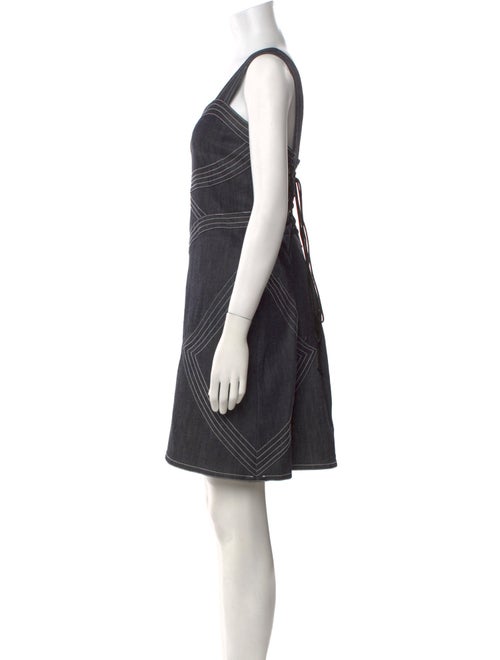 Derek Lam 10 Crosby Square Neckline Mini Dress
