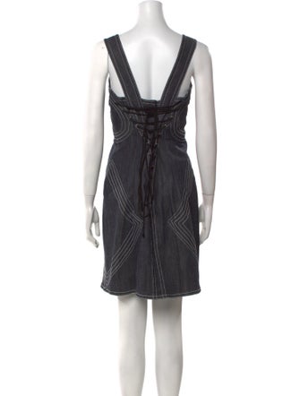 Derek Lam 10 Crosby Square Neckline Mini Dress