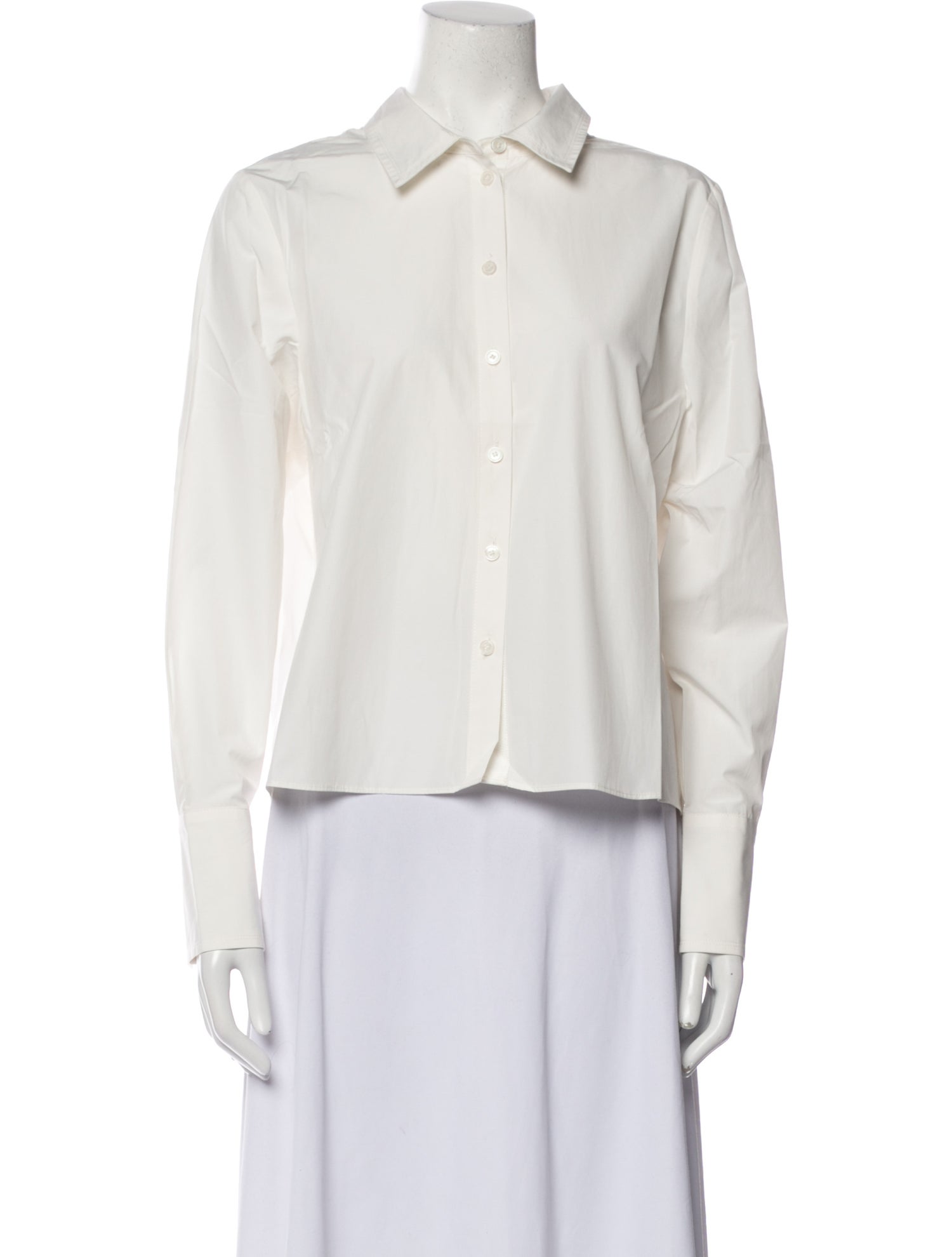 Derek Lam 10 Crosby Long Sleeve Button-Up Top