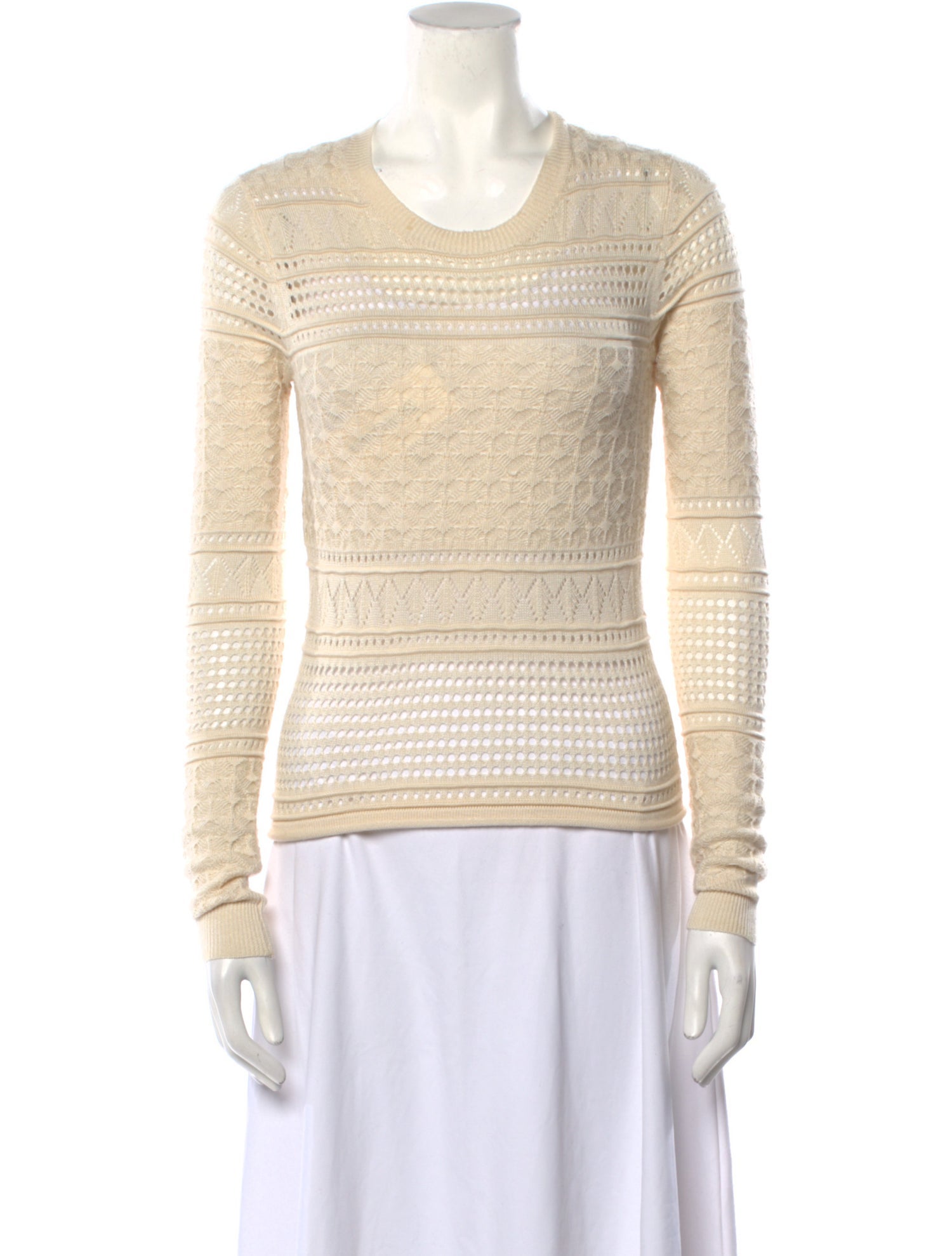 Derek Lam 10 Crosby Silk Scoop Neck Sweater