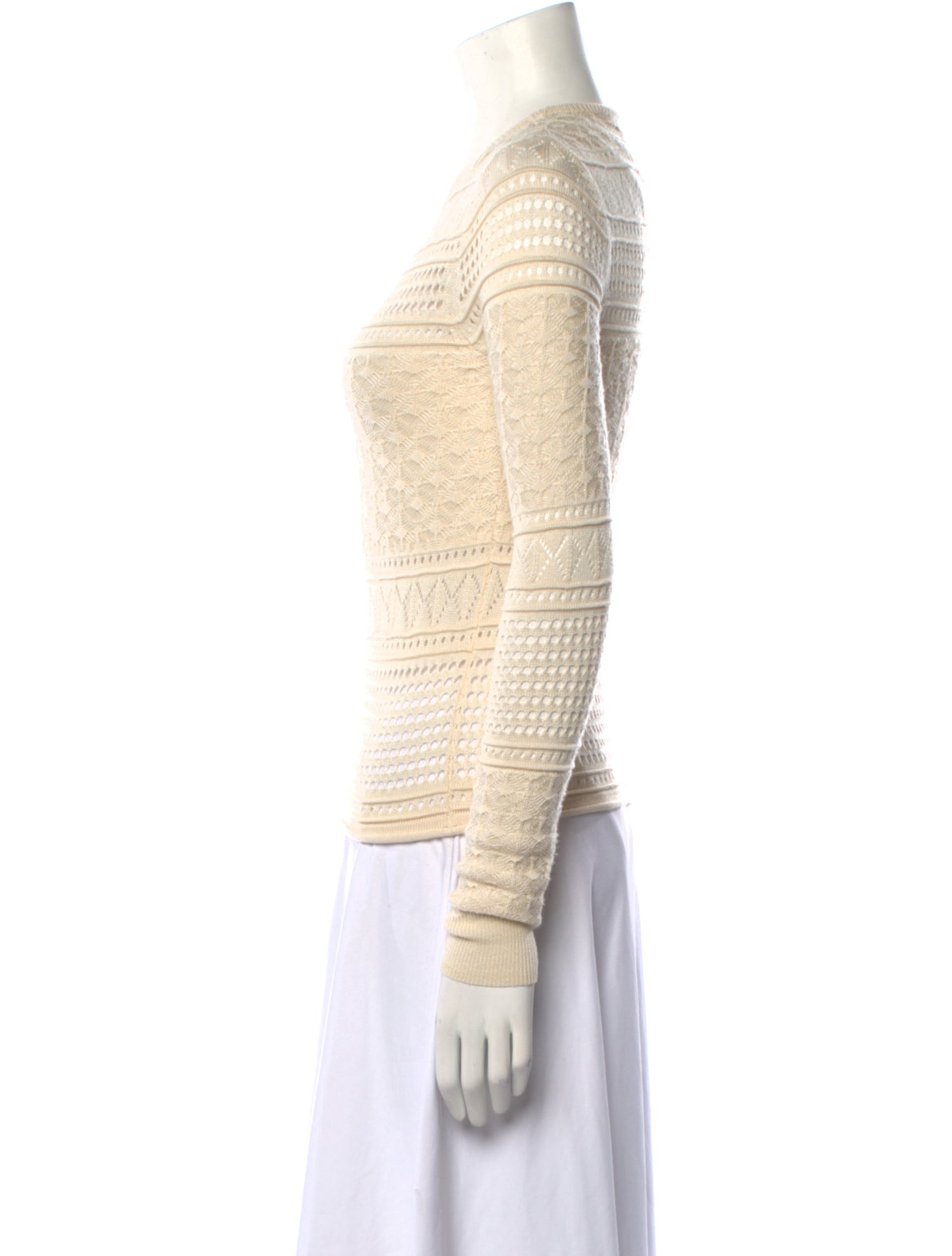 Derek Lam 10 Crosby Silk Scoop Neck Sweater