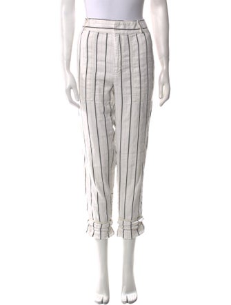 Derek Lam 10 Crosby Linen Straight Leg Pants