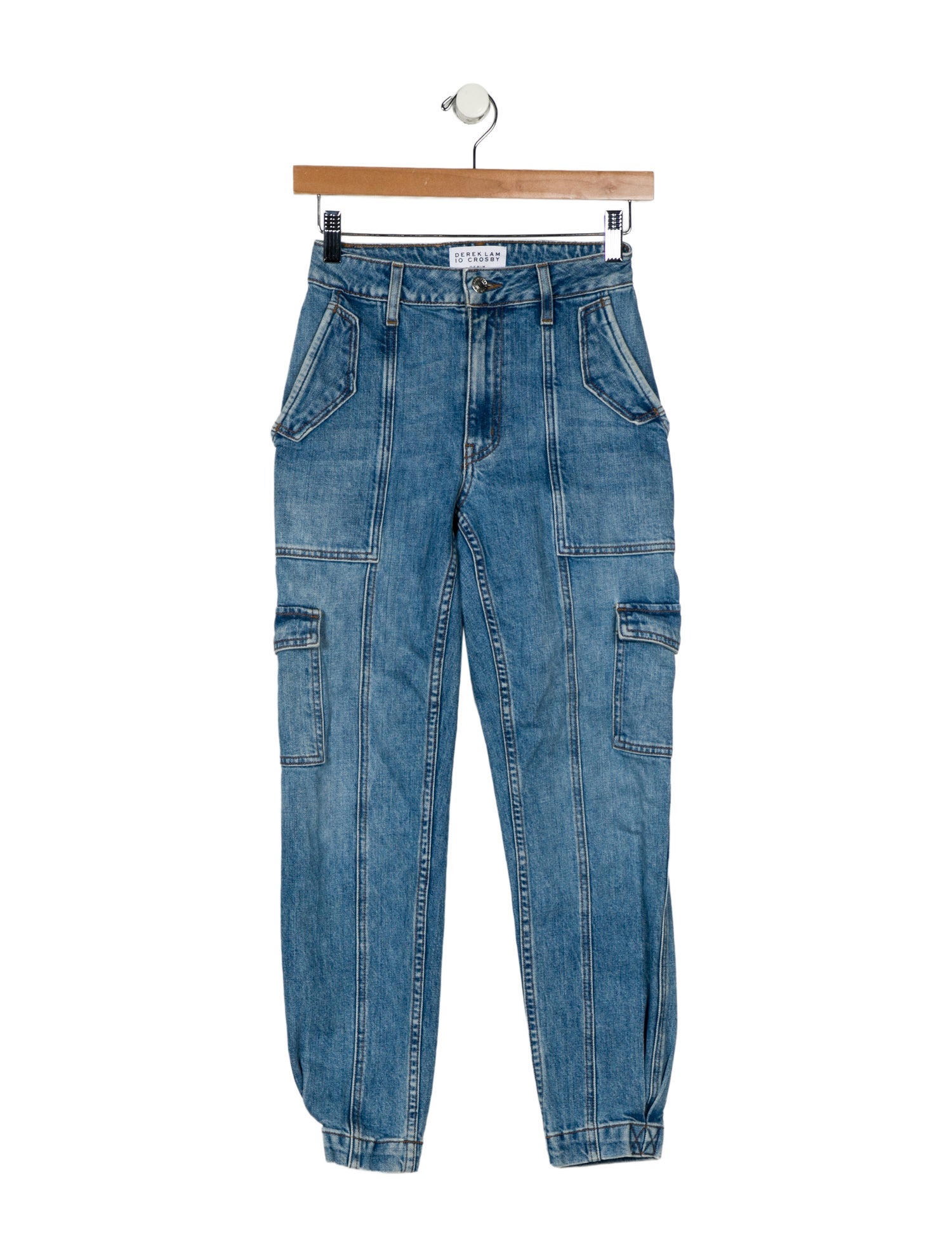 Derek Lam 10 Crosby Mid-Rise Skinny Leg Jeans