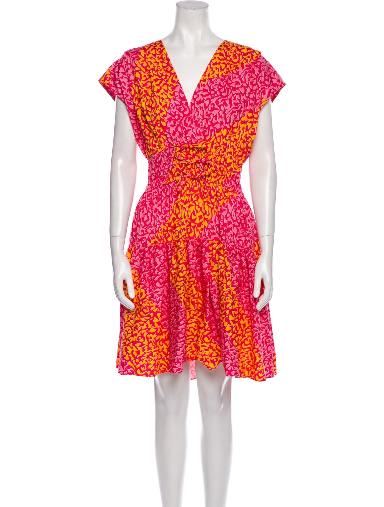 Derek Lam 10 Crosby Printed Long Dress