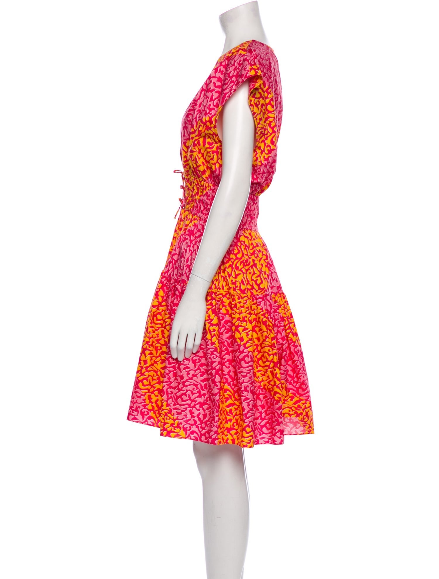 Derek Lam 10 Crosby Printed Long Dress