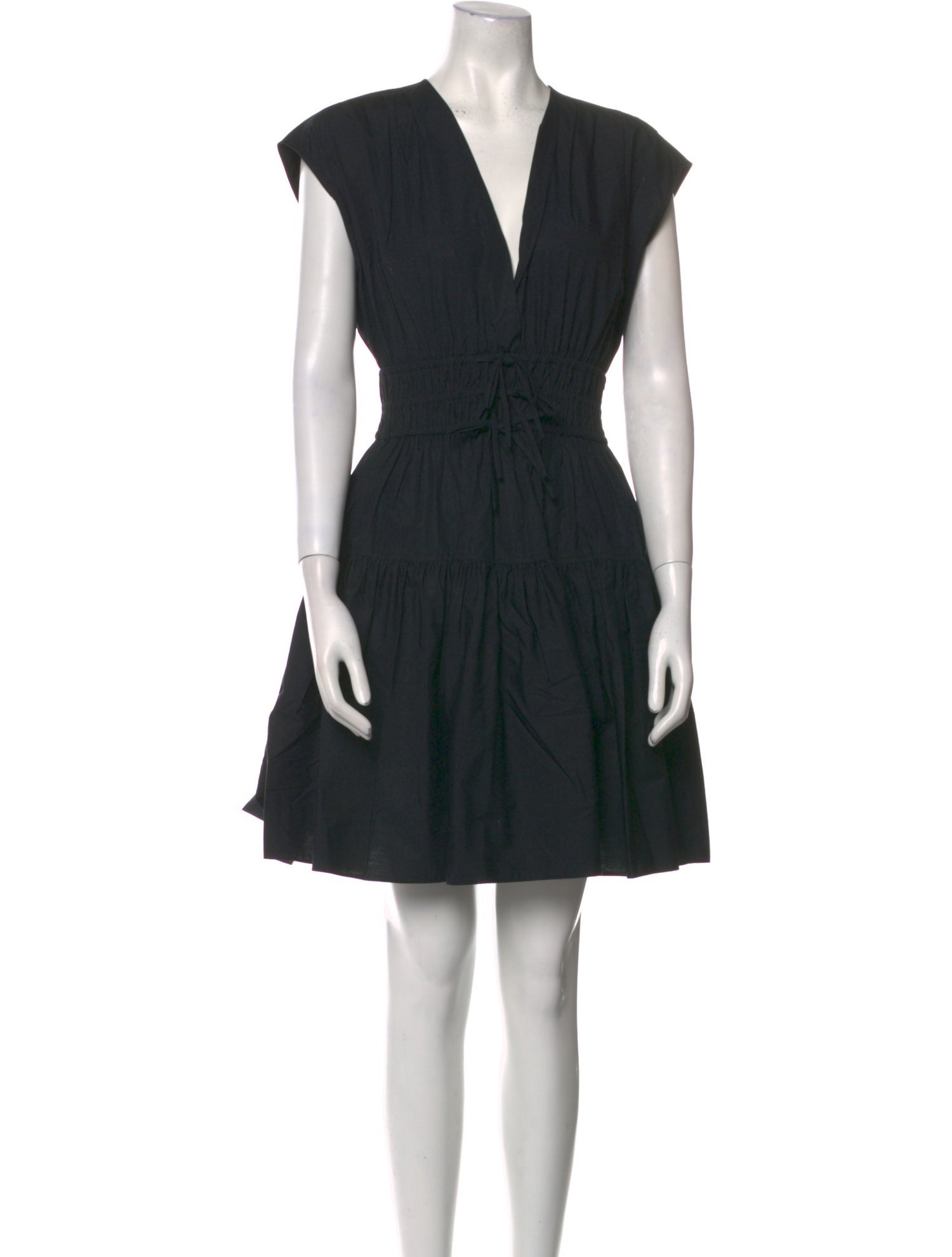 Derek Lam 10 Crosby V-Neck Mini Dress