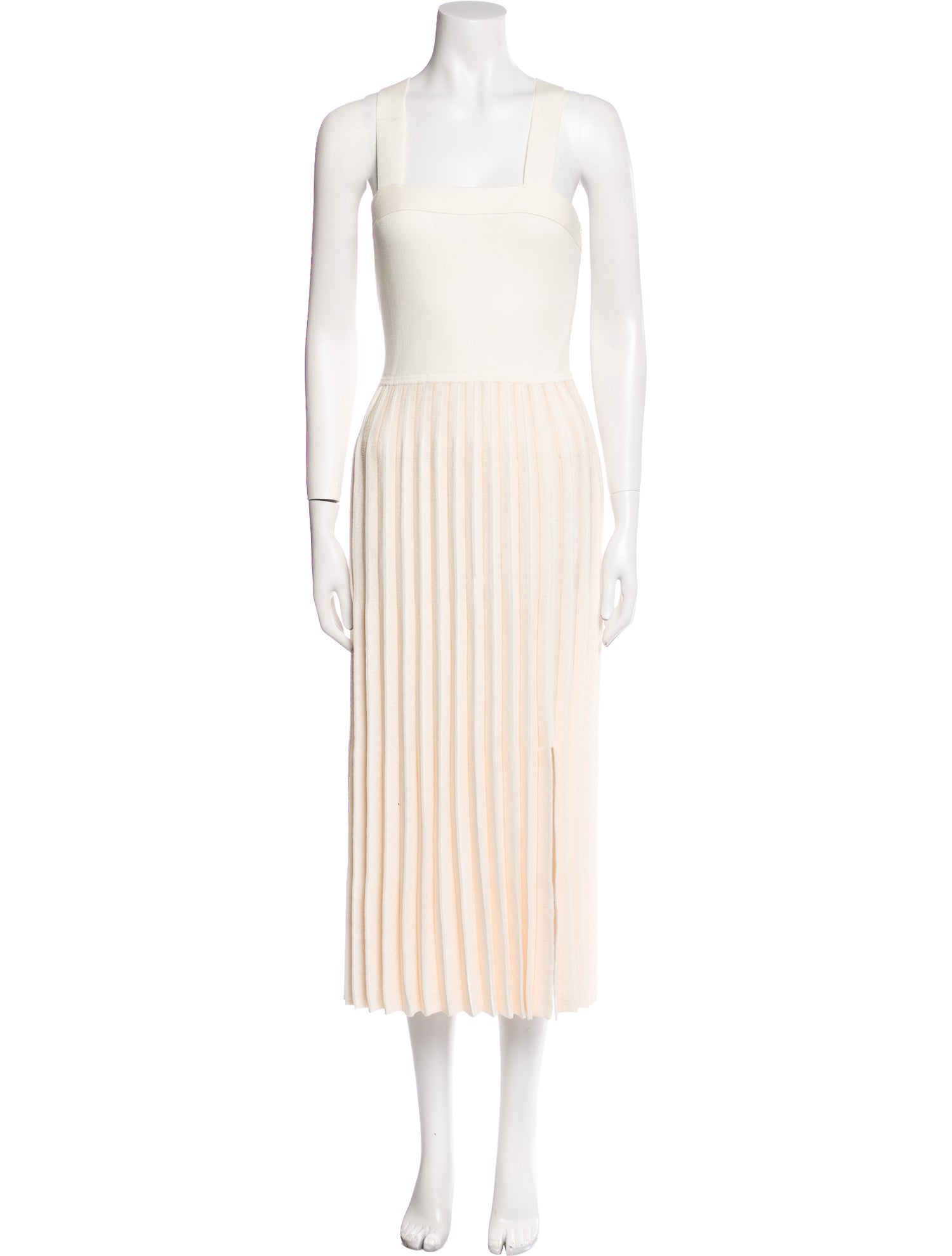Derek Lam 10 Crosby Square Neckline Midi Length Dress