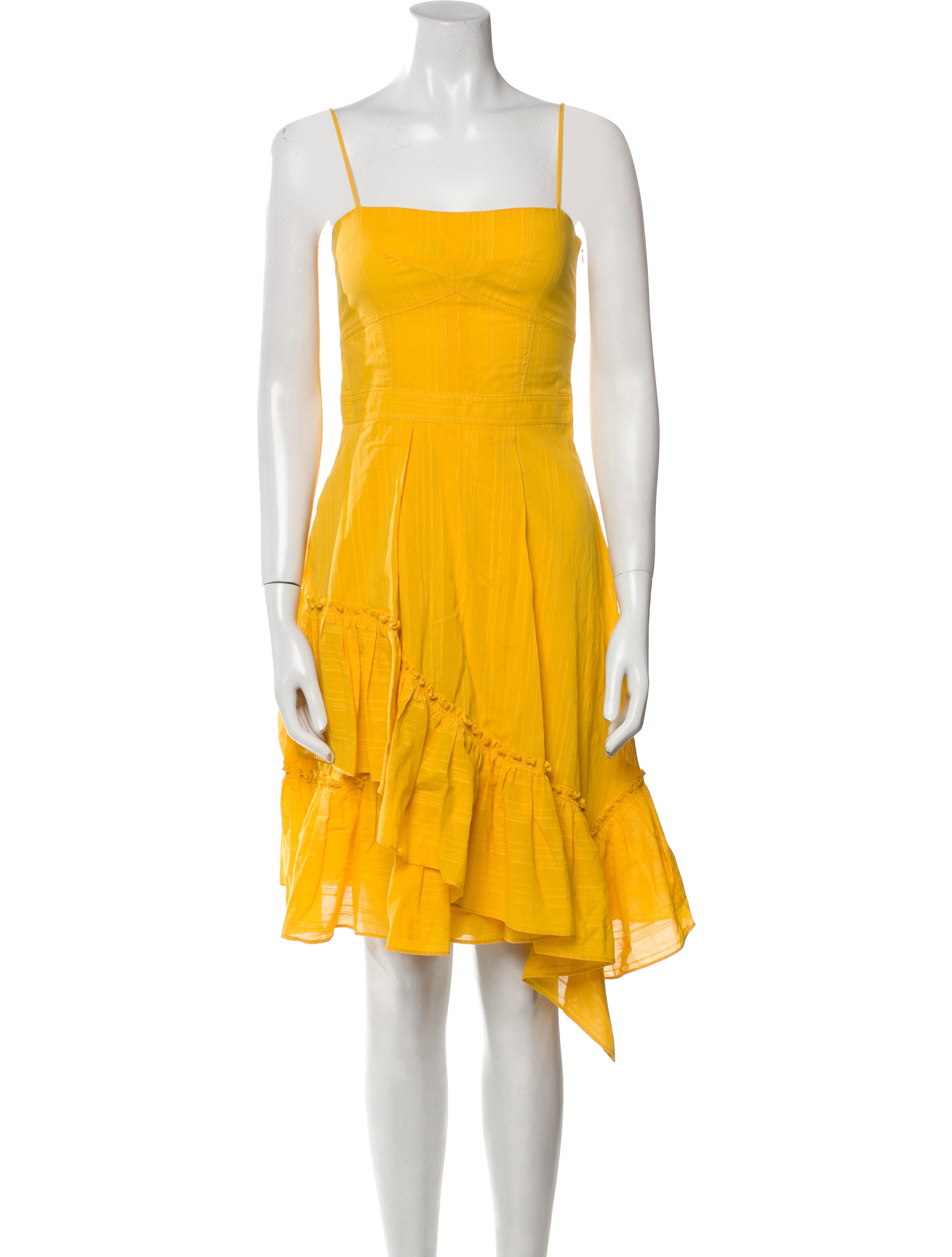 Derek Lam 10 Crosby Square Neckline Mini Dress