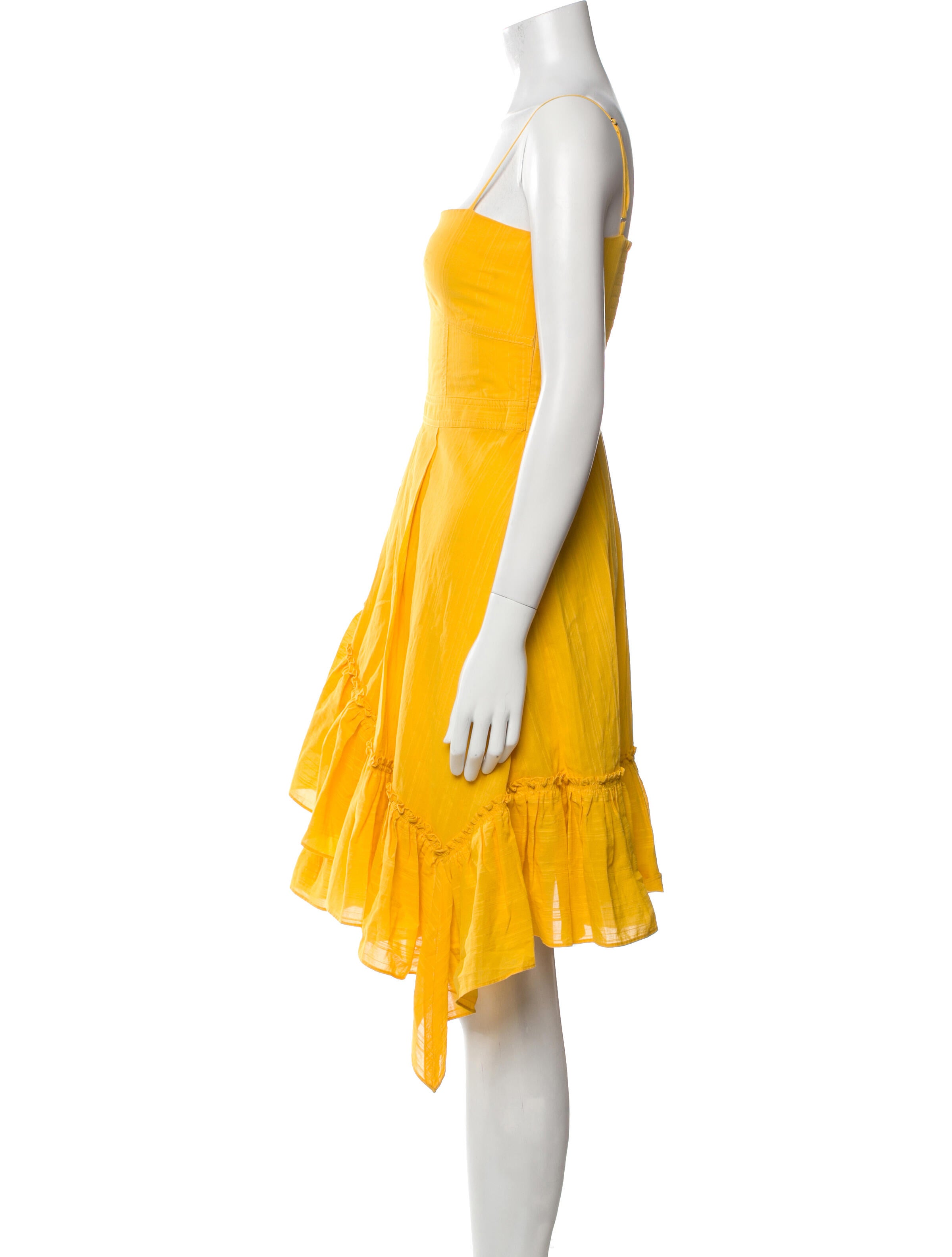 Derek Lam 10 Crosby Square Neckline Mini Dress