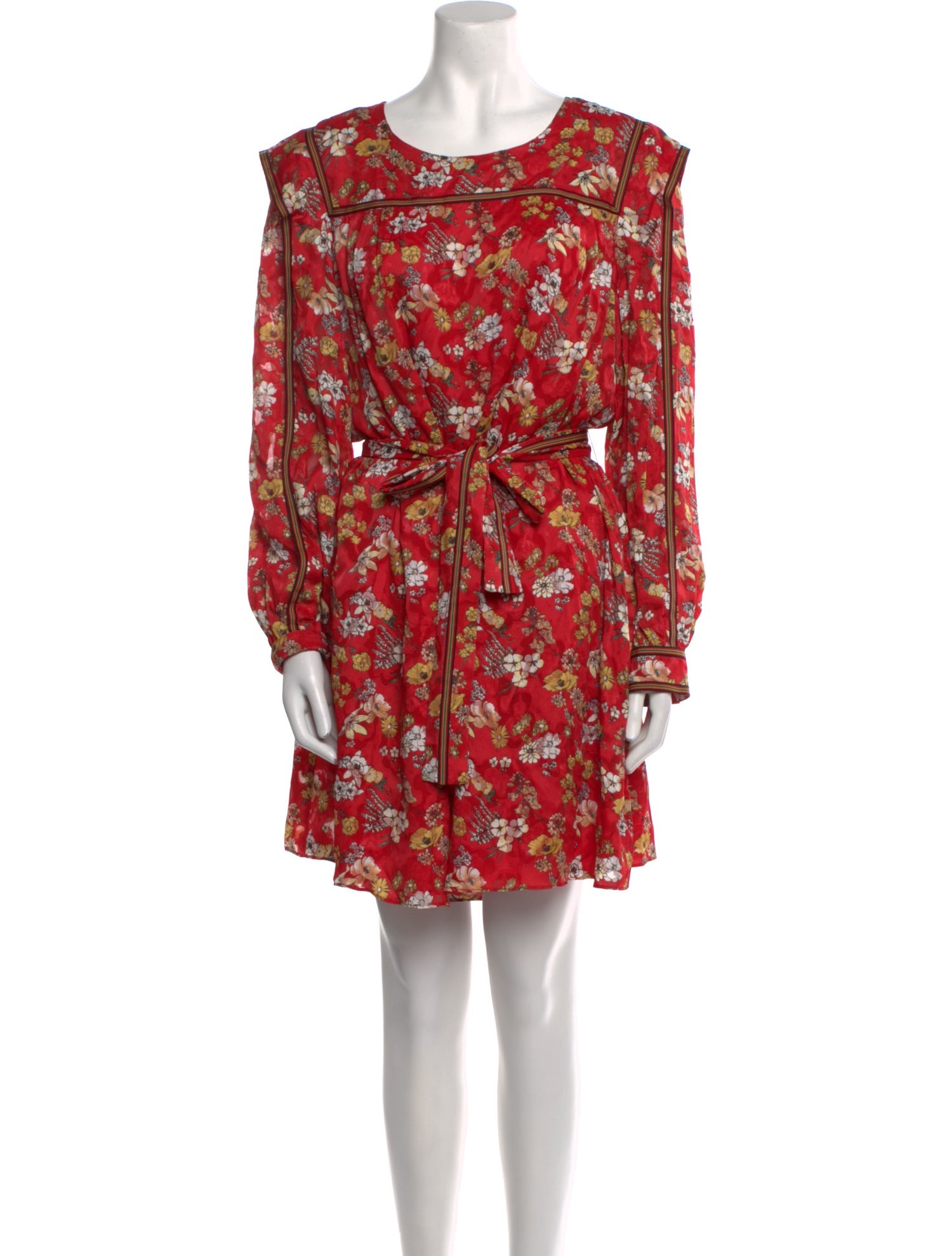 Derek Lam 10 Crosby Floral Print Mini Dress
