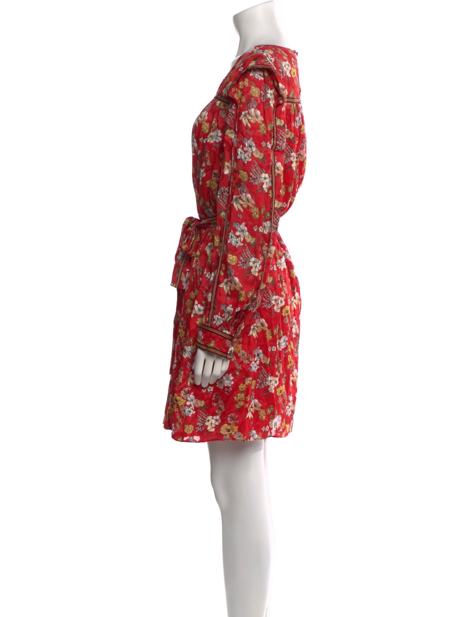 Derek Lam 10 Crosby Floral Print Mini Dress