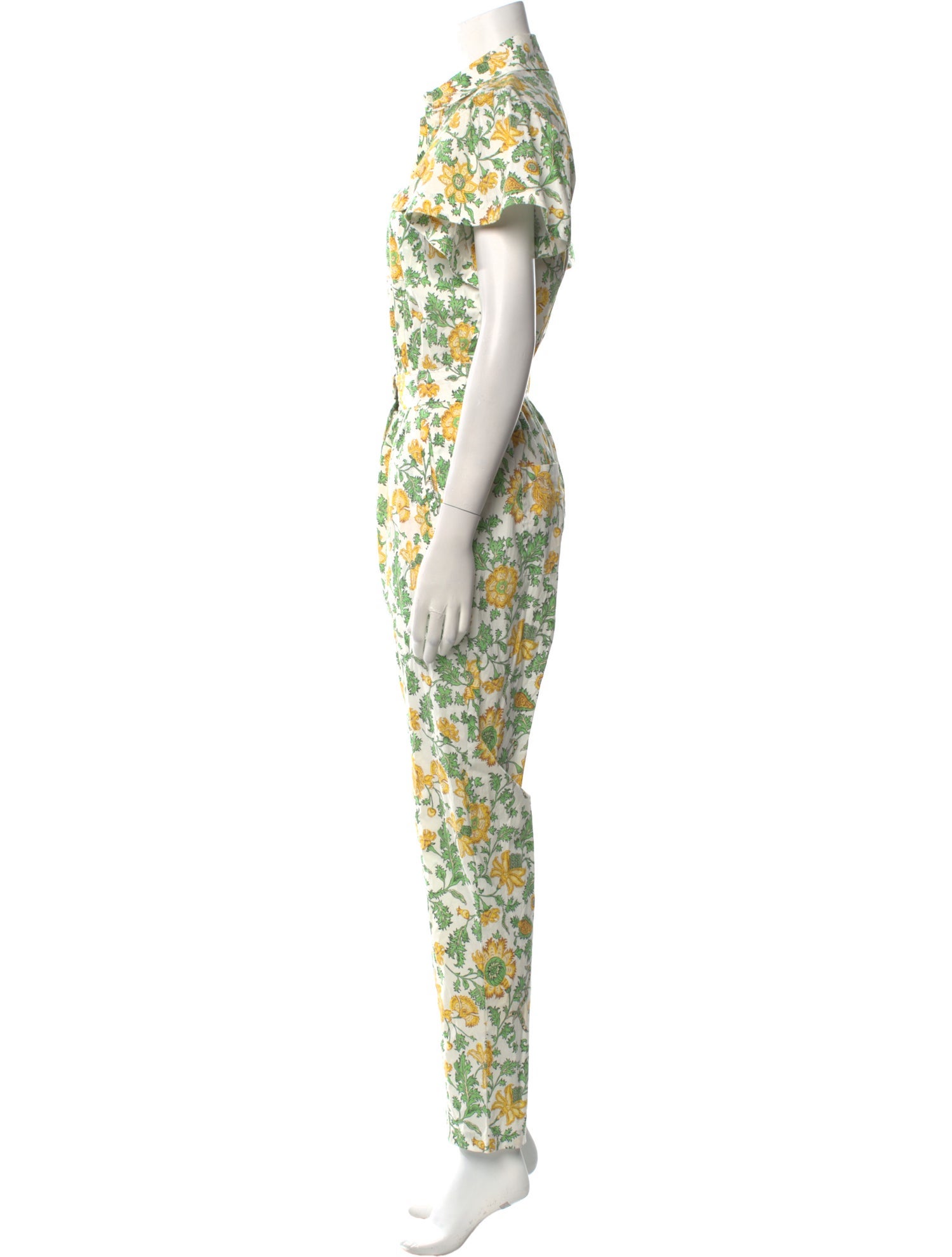 Derek Lam 10 Crosby Floral Print Jumpsuit