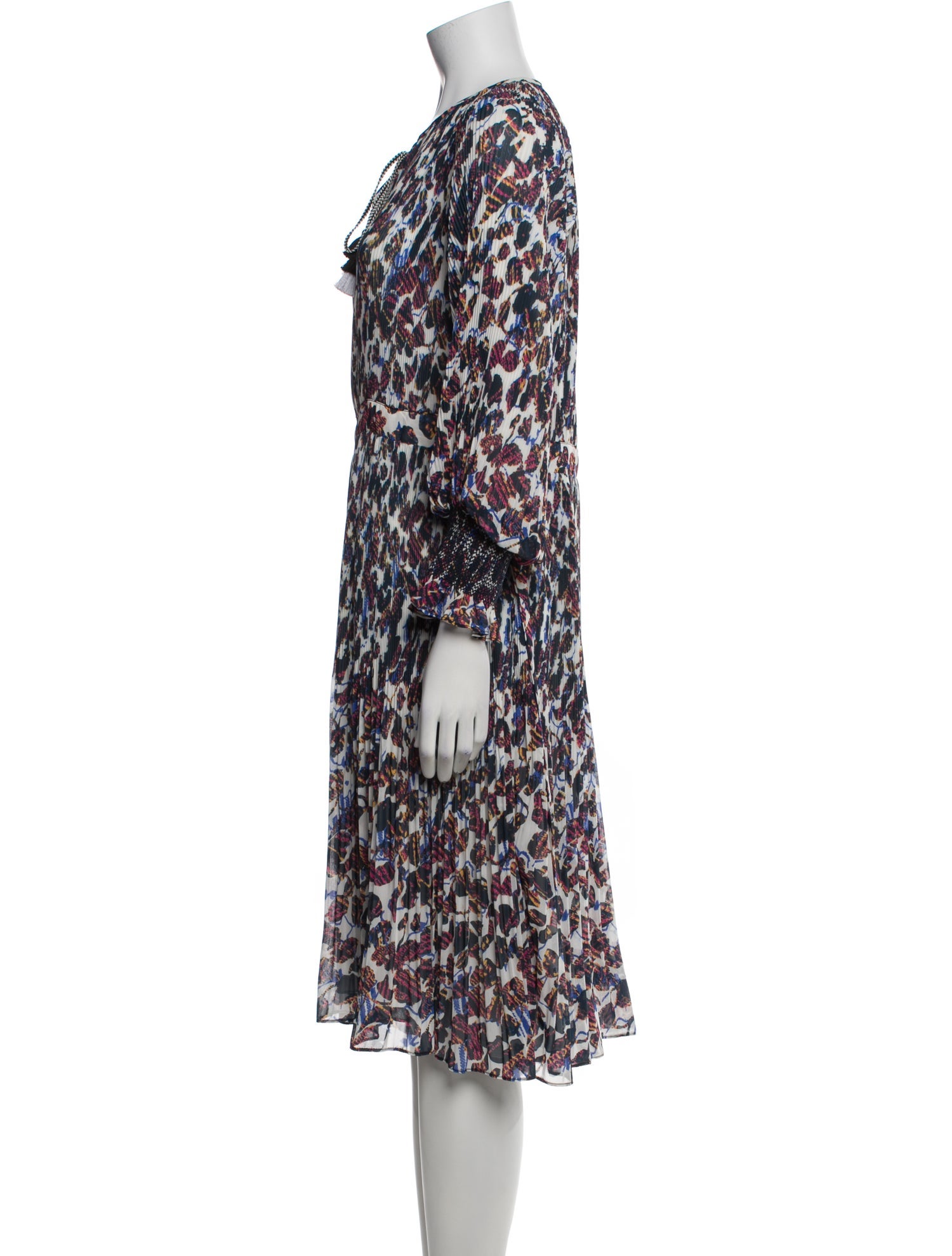 Derek Lam 10 Crosby Printed Midi Length Dress