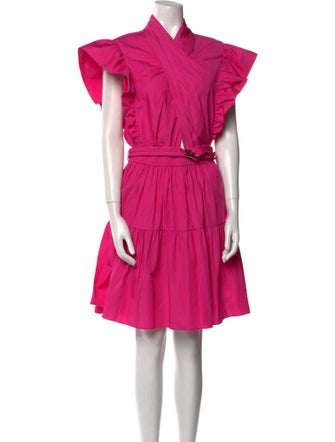 Derek Lam 10 Crosby Mock Neck Mini Dress