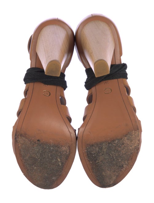 Derek Lam 10 Crosby Leather Colorblock Pattern T-Strap Pumps