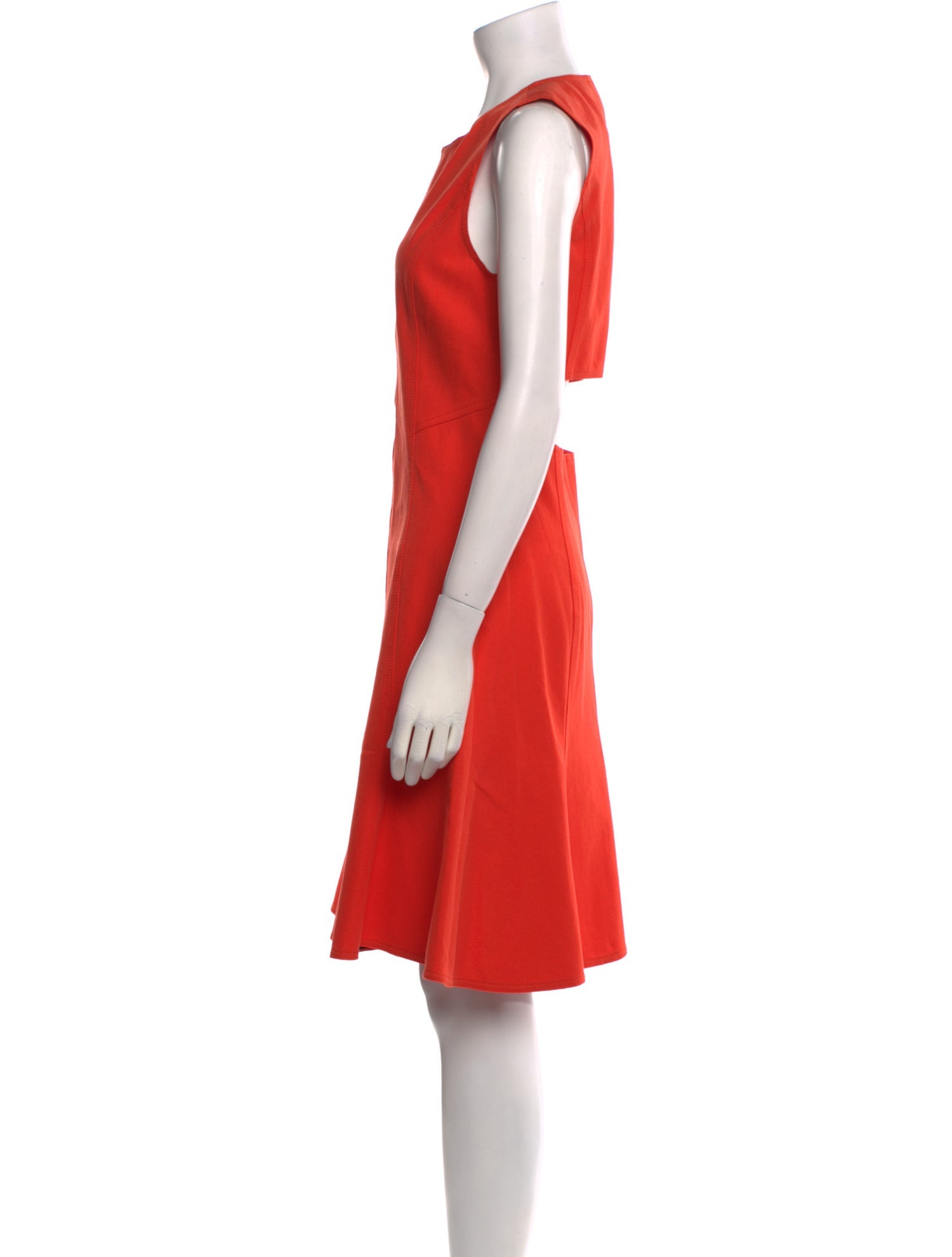Derek Lam 10 Crosby Crew Neck Knee-Length Dress
