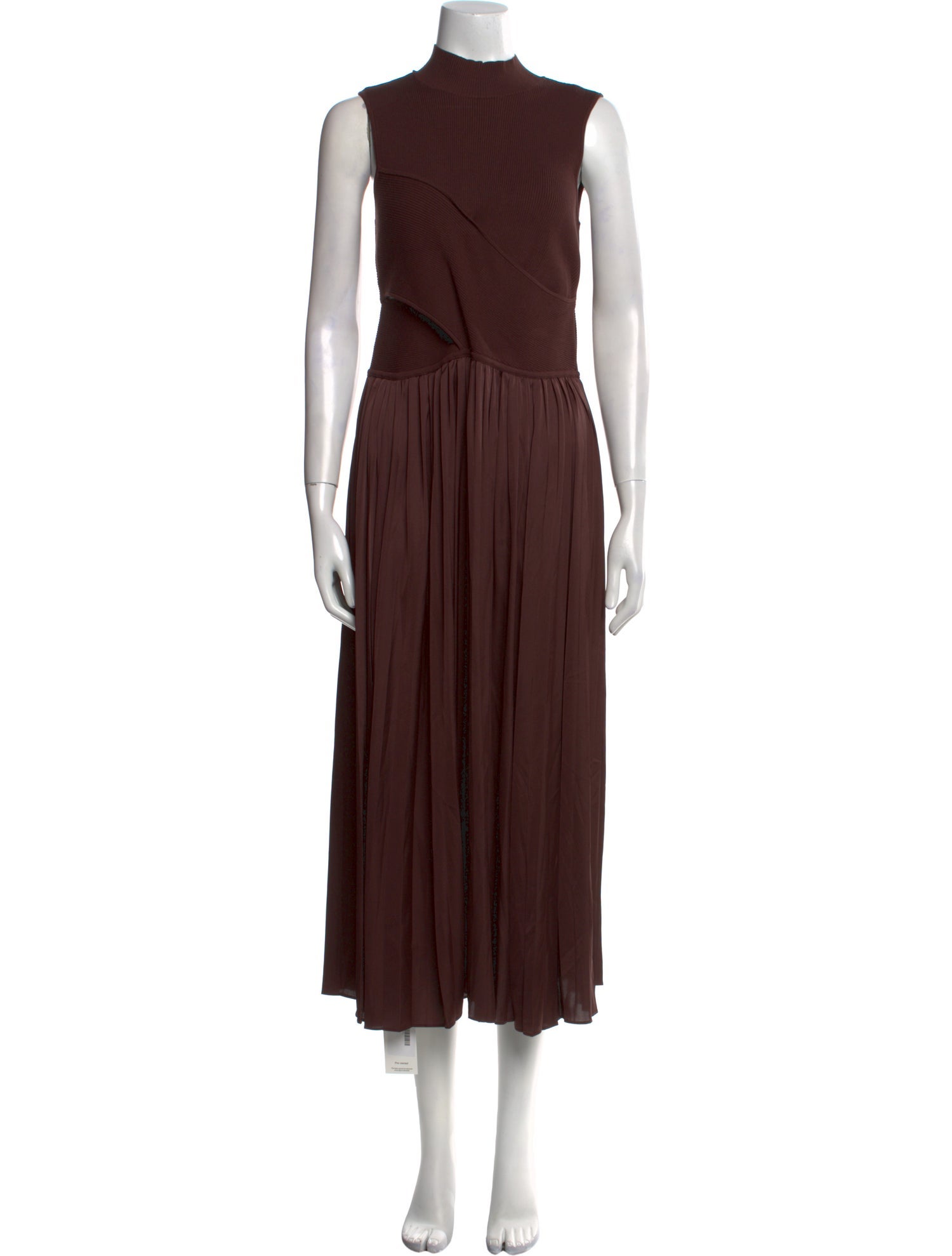 Derek Lam 10 Crosby Mock Neck Long Dress