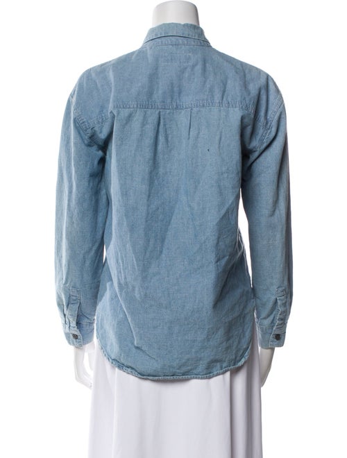 Derek Lam 10 Crosby Long Sleeve Button-Up Top