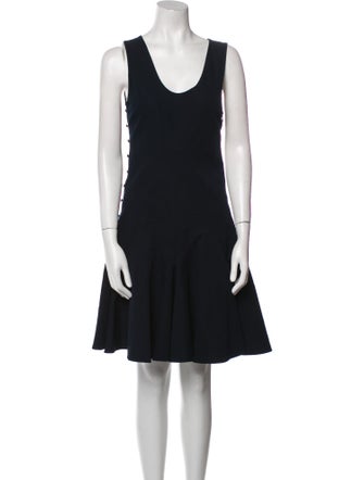 Derek Lam 10 Crosby Scoop Neck Knee-Length Dress