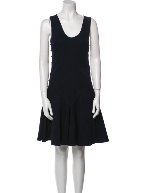 Derek Lam 10 Crosby Scoop Neck Knee-Length Dress
