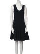 Derek Lam 10 Crosby Scoop Neck Knee-Length Dress