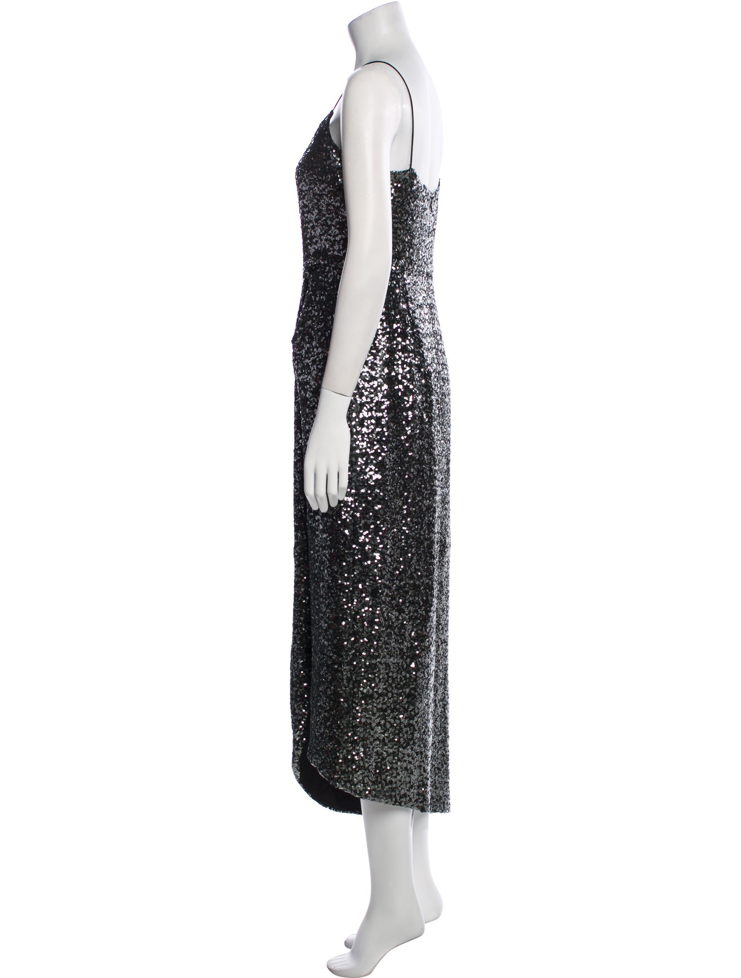 Derek Lam 10 Crosby Square Neckline Long Dress