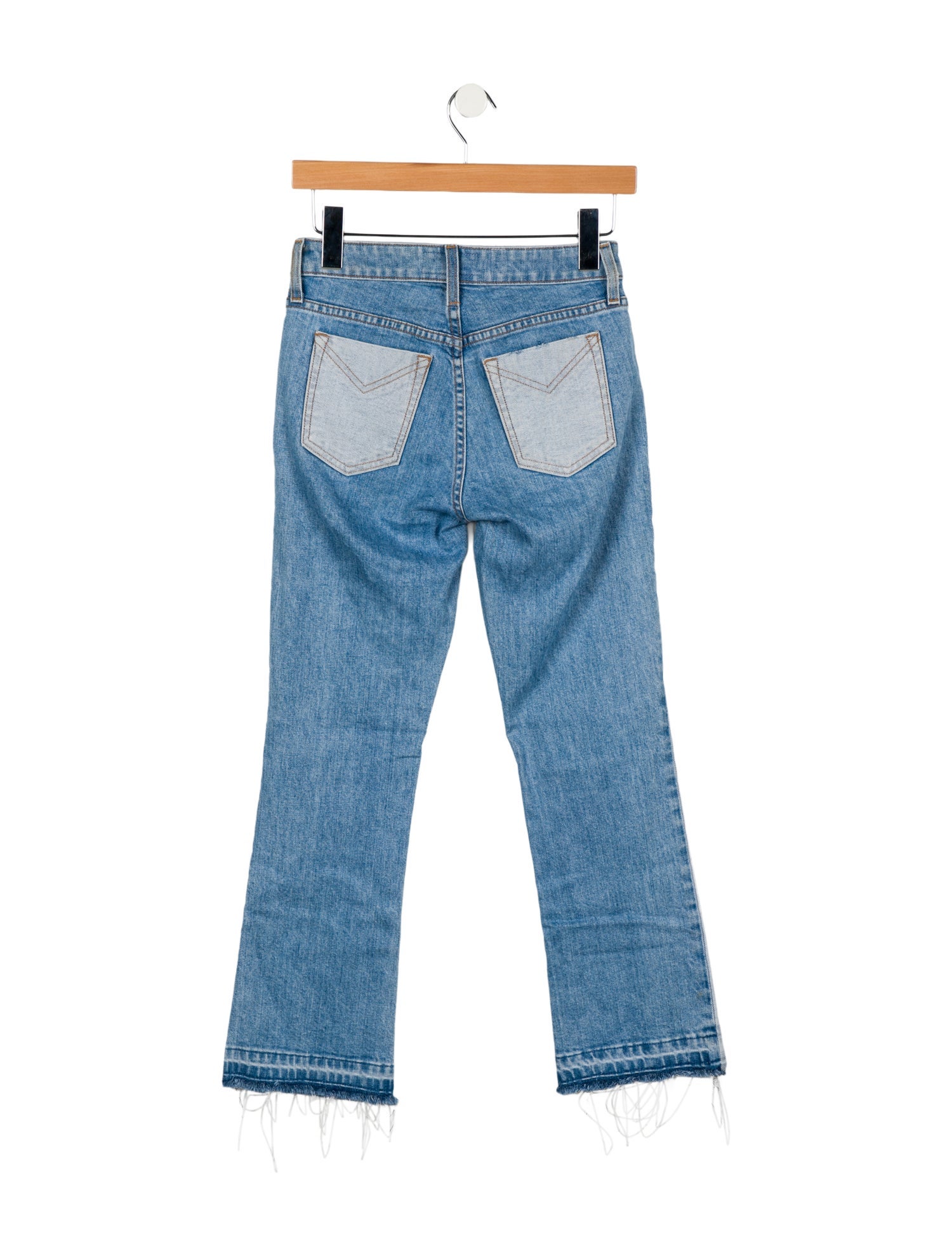 Derek Lam 10 Crosby Low-Rise Straight Leg Jeans