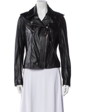 Derek Lam 10 Crosby Leather Biker Jacket
