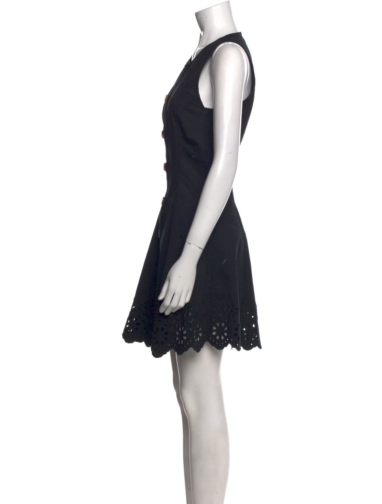 Derek Lam 10 Crosby Crew Neck Mini Dress