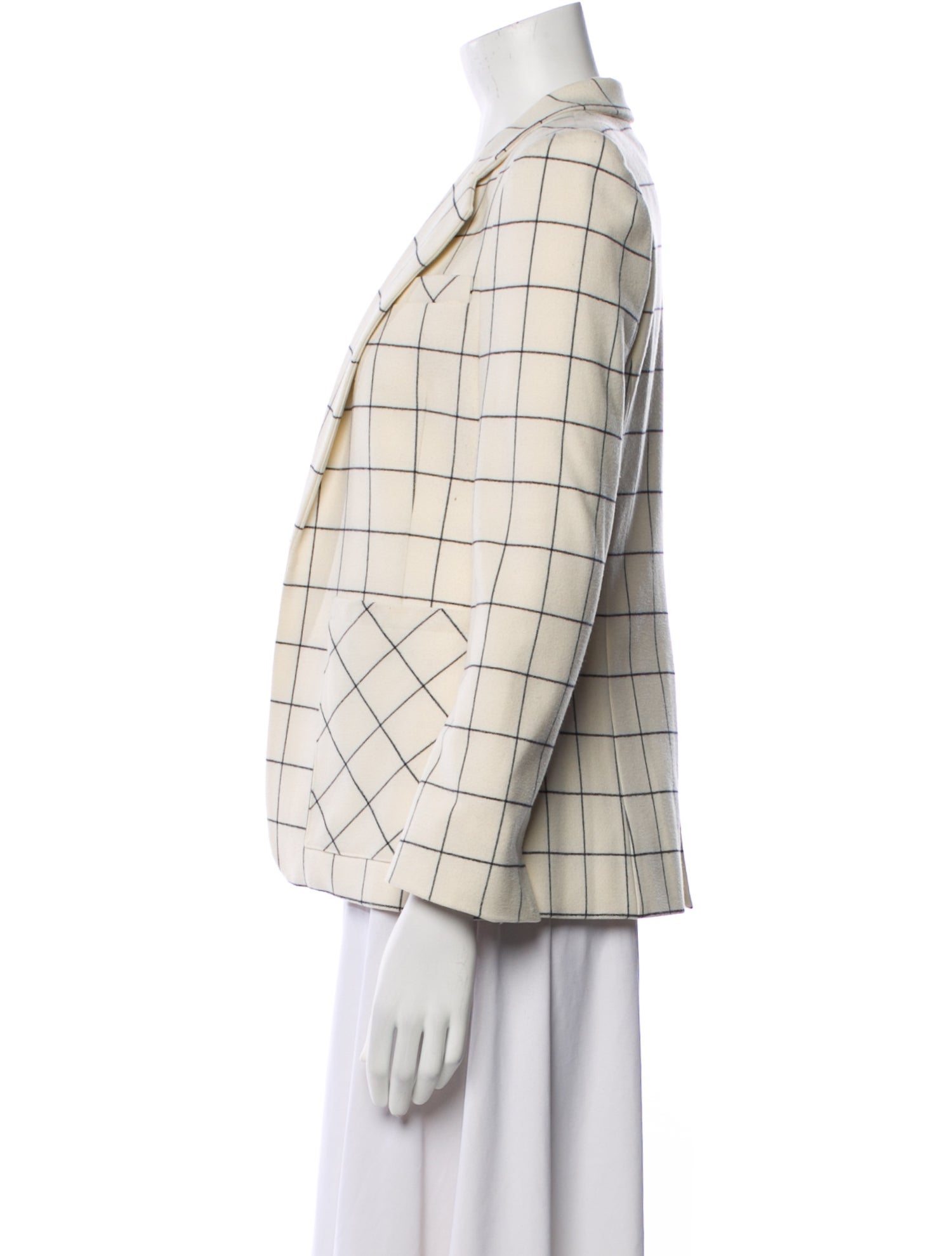 Derek Lam 10 Crosby Plaid Print Blazer