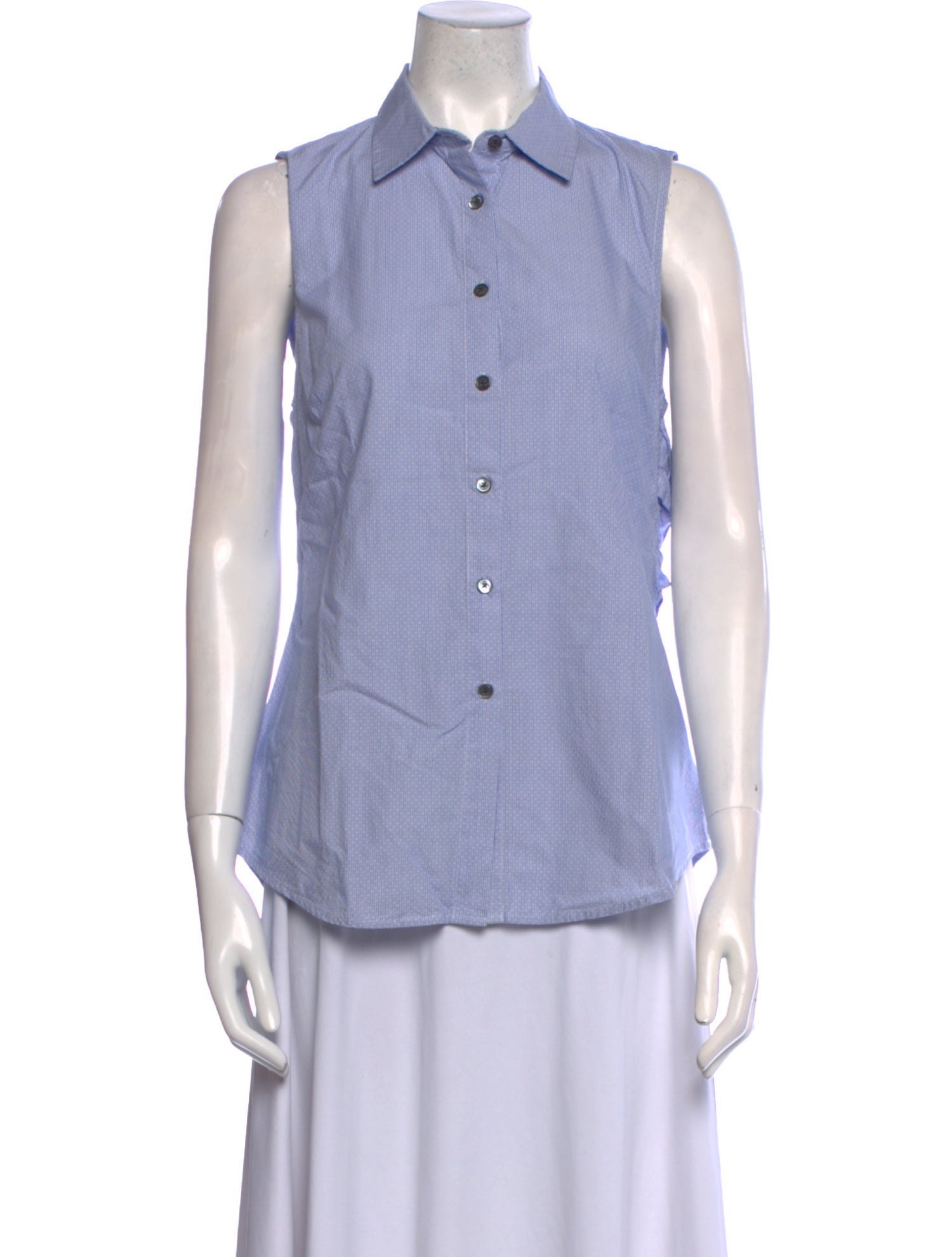 Derek Lam 10 Crosby Sleeveless Button-Up Top