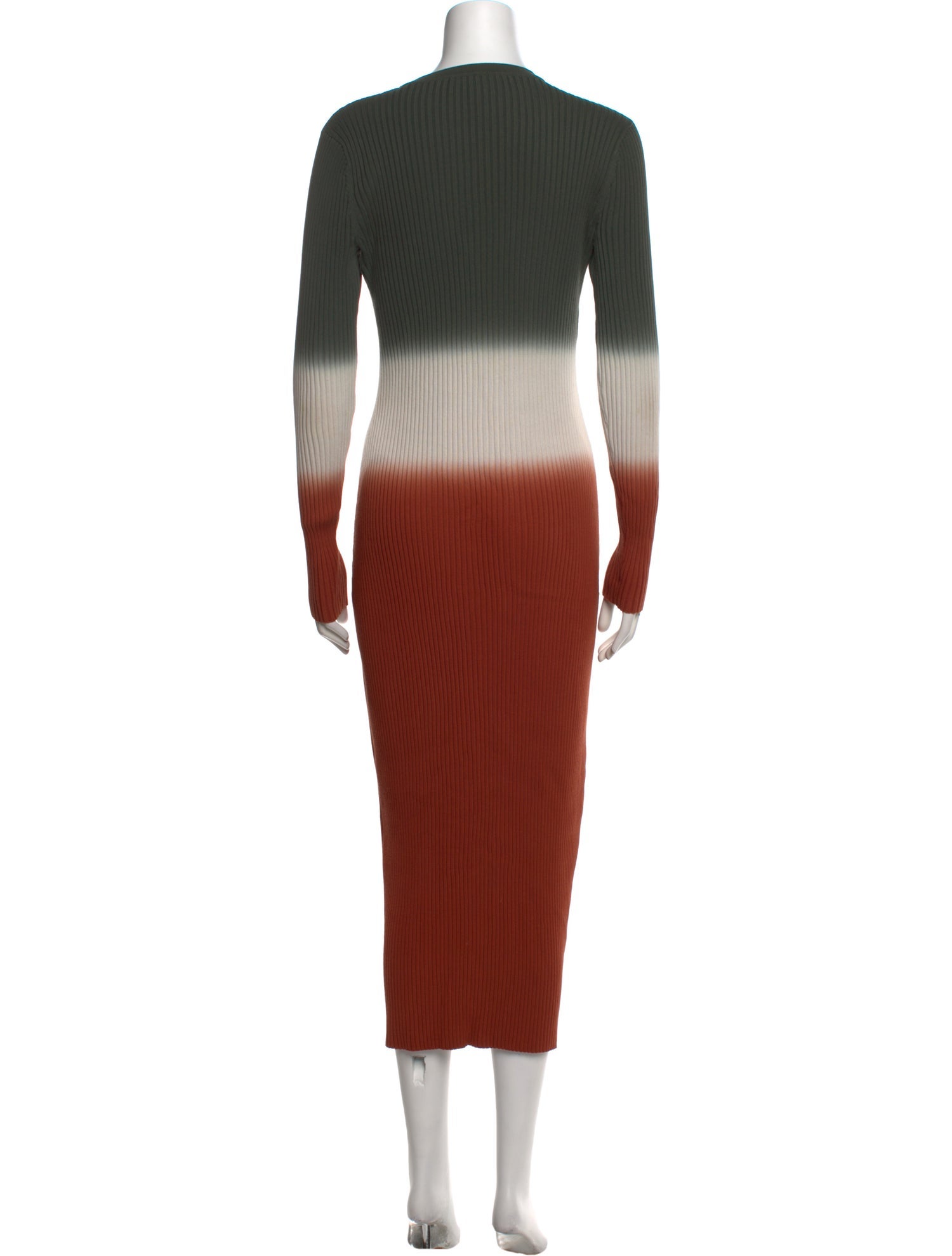 Derek Lam 10 Crosby Colorblock Pattern Long Dress