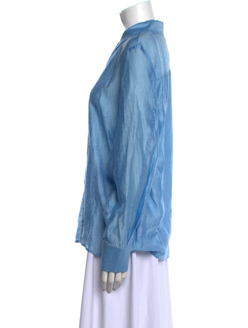 Derek Lam 10 Crosby Long Sleeve Button-Up Top